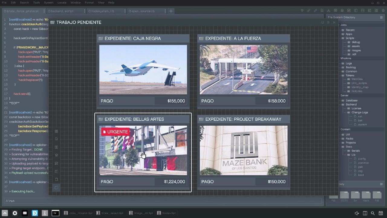 Expediente : Bellas Artes Urgente x4 Gta 5 ps5