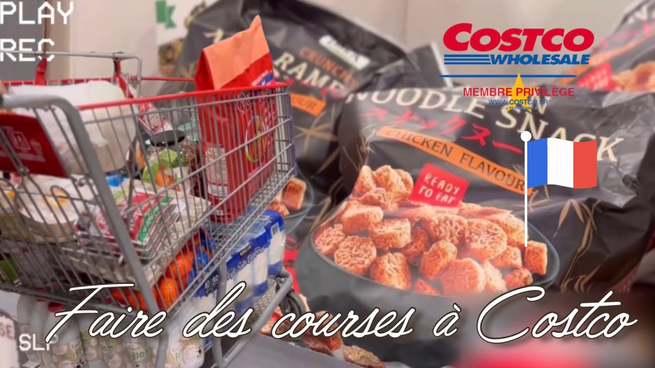 Vlog : EP 5 . Faire des courses à Costco : France 🇫🇷 ไปซื้อของซุปเปอร์มาเก็ตอเมริกันในฝรั่งเศส