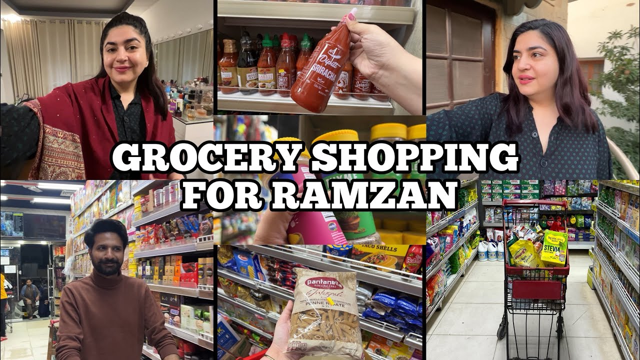 Ramadan Grocery Shopping: Itna rush tha, we had to leave 😅 | GlossipsVlogs