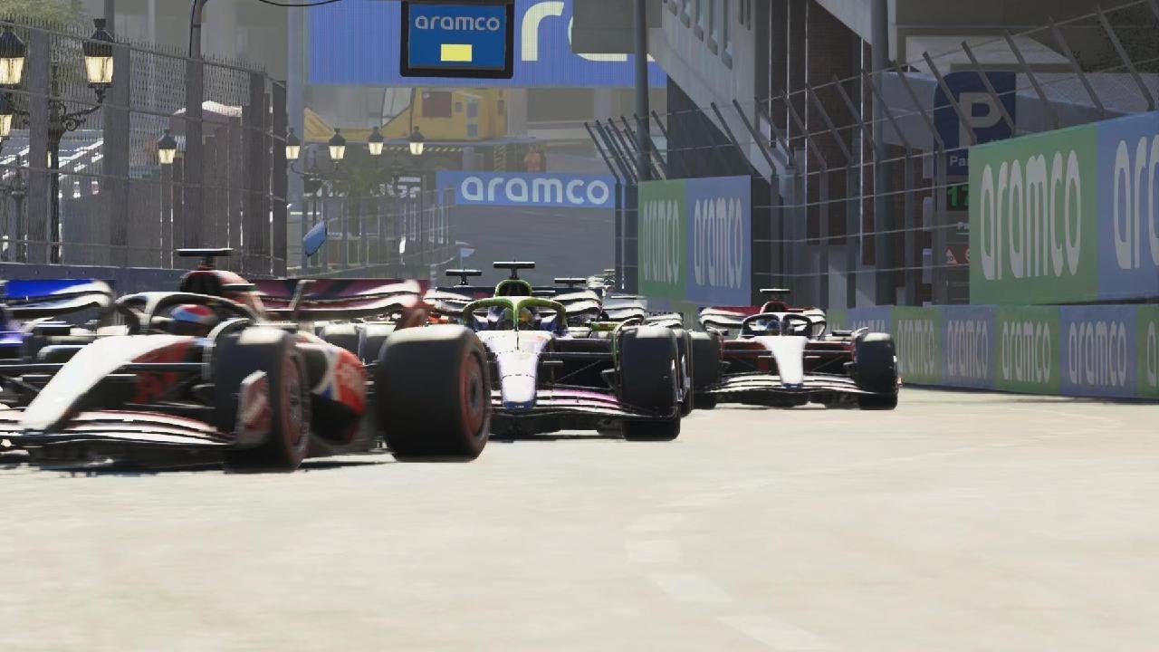 モナコGPで遊ぼうとしたら大事故起こしリタイア🤣F1 25_20260310174741