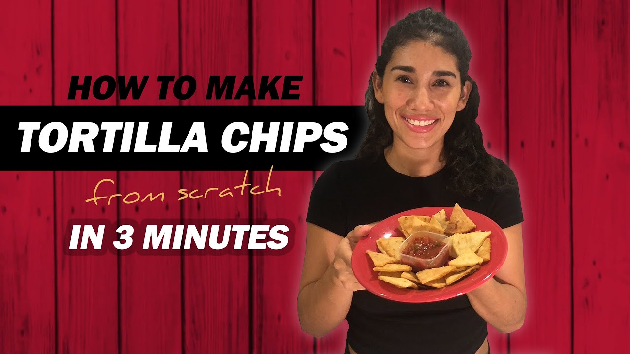 How to make Tortilla Chips from Scratch | IN 3 MINUTES | Easy Recipe