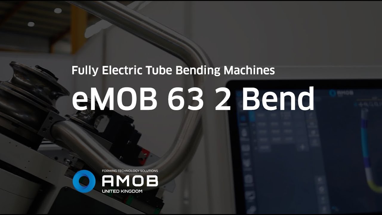 Fully Electric Tube Bending Machines eMOB 63 2 Bend AMOB