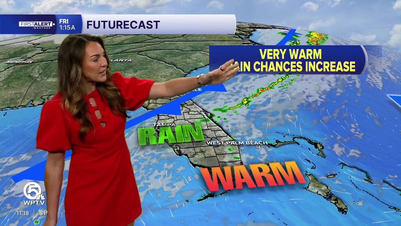 WPTV First Alert Weather Forecast for Afternoon of Tuesday, March 10, 2026