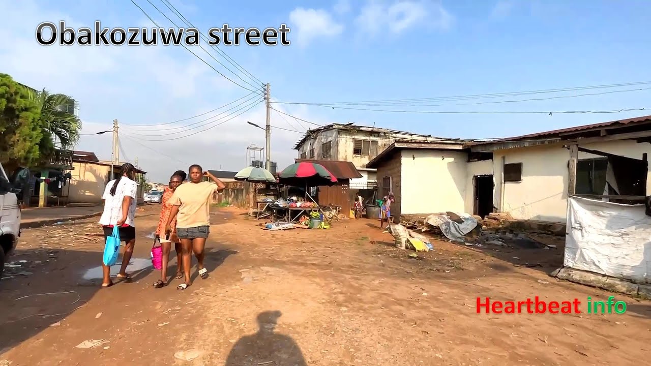 Walk inside Benin city |  aghimien iyayi | obakozuwa street | off Medical stores road