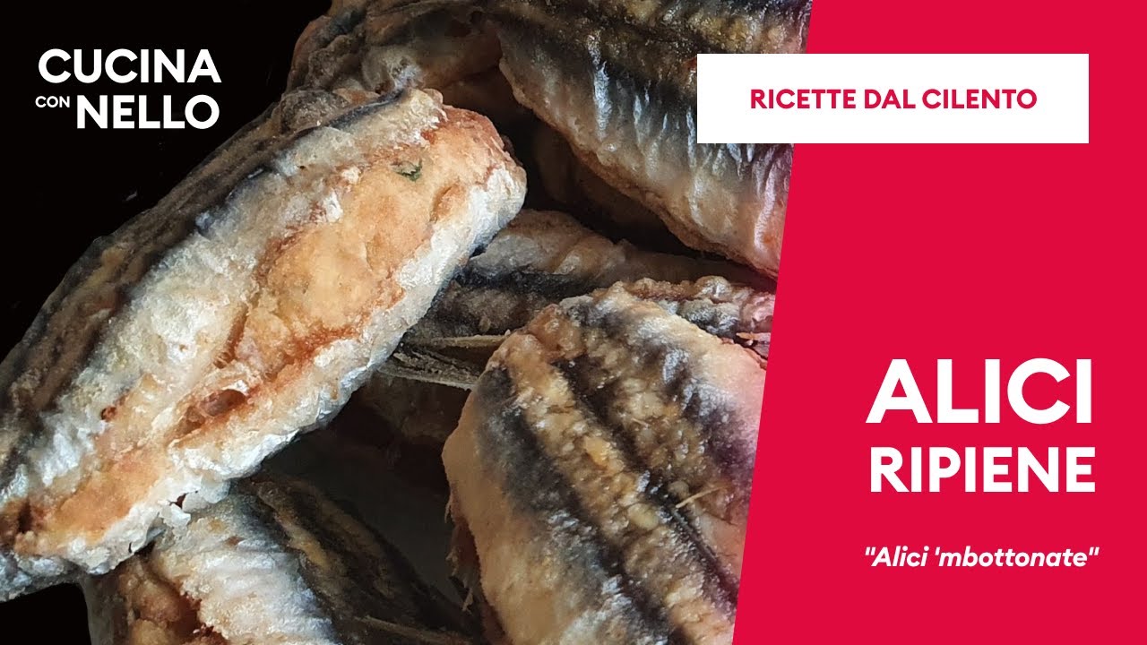 Alici Ripiene alla Cilentana (Alici 'mbottonate)
