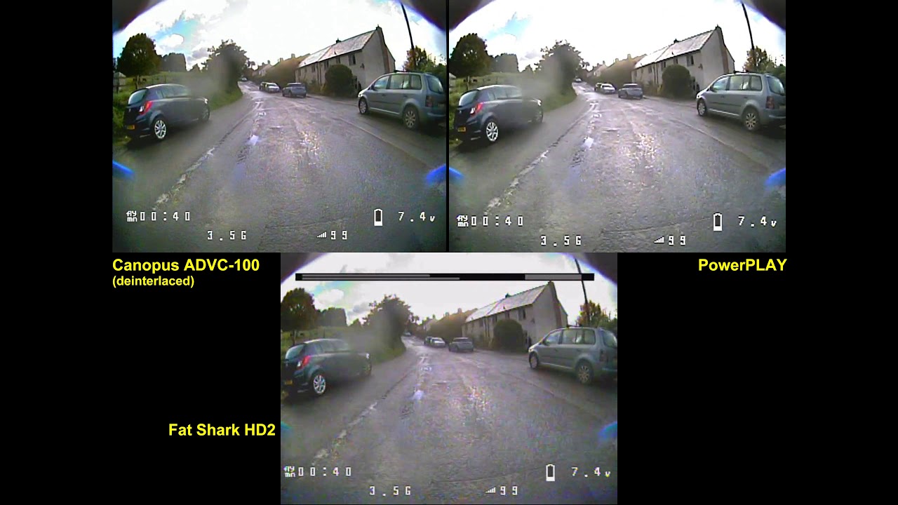 ImmersionRC PowerPLAY DVR vs FatShark vs Canopus ADVC-100