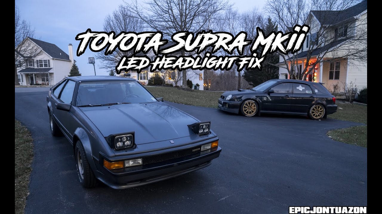 Toyota Supra LED Headlight Fix | EPICJONTUAZON