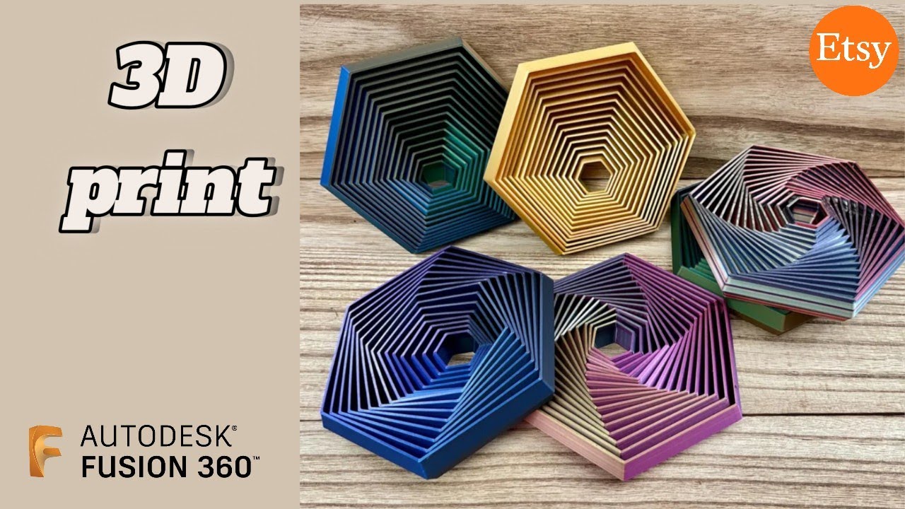 How to Make a Hexagon Super Fidget Toy | DIY 3D Printed Fidget Spinner