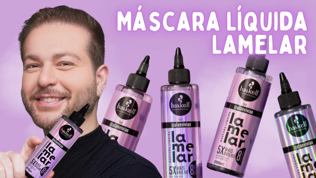 Ensinando a usar a MINHA Máscara Líquida Lamelar
