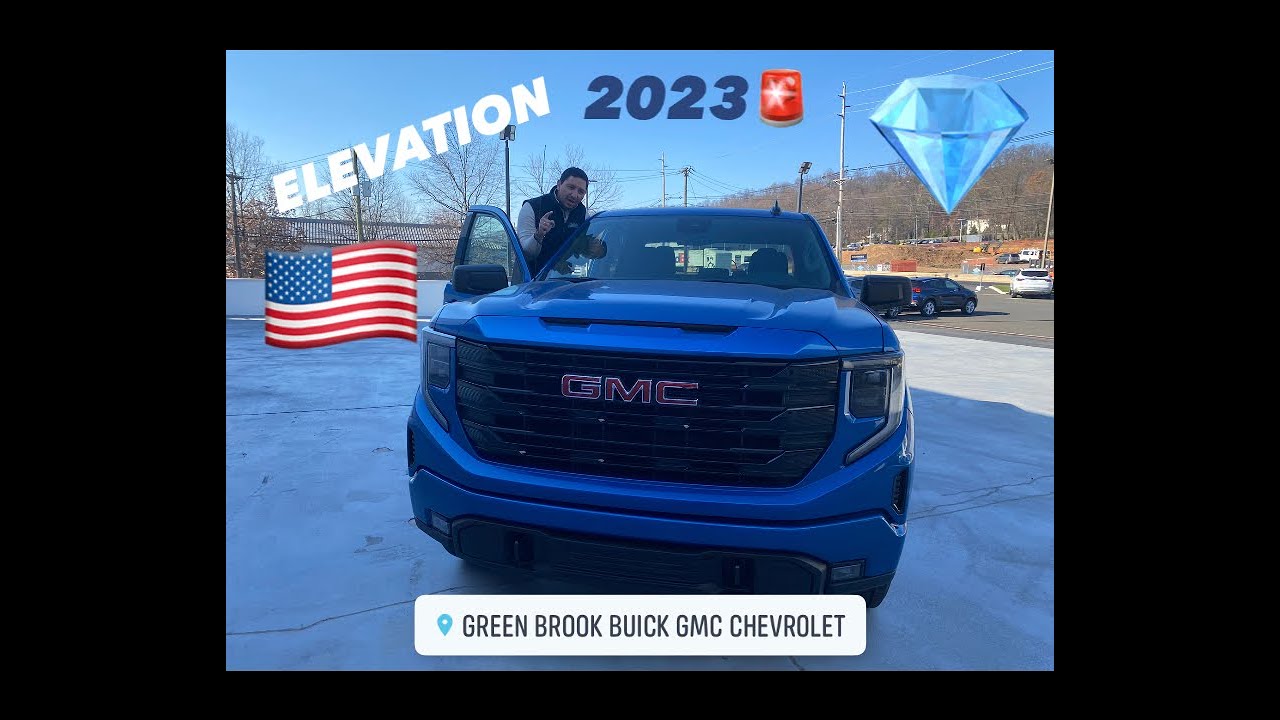 DYNAMIC BLUE 2023 GMC SIERRA ELEVATION!!!