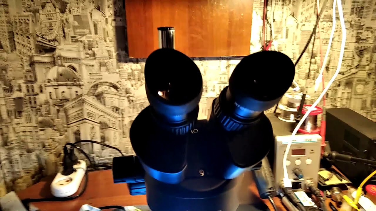 Amszoom stereo microscope 3.5-90Х 165мм