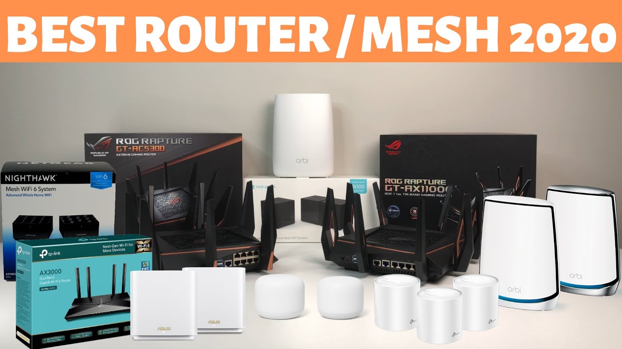 Best WiFi Routers and Mesh WiFi Systems 2020 || WiFi 6 Routers and Mesh WiFi 6 Systems