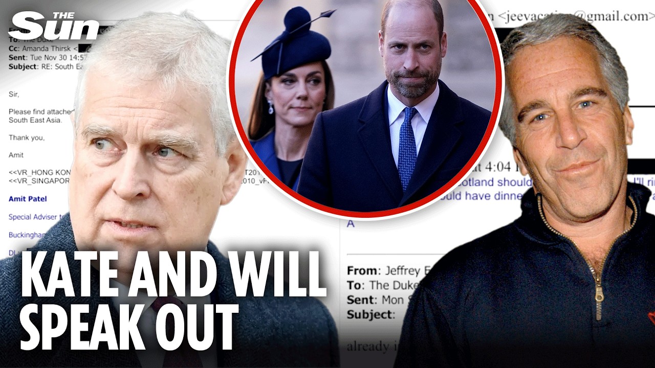Kate & William SPEAK OUT on Andrew scandal as it's revealed TOP SECRET trade info given to Epstein