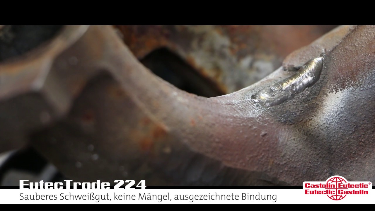 Gusseisenschweißen: Training mit der Schweißelektrode EutecTrode 224