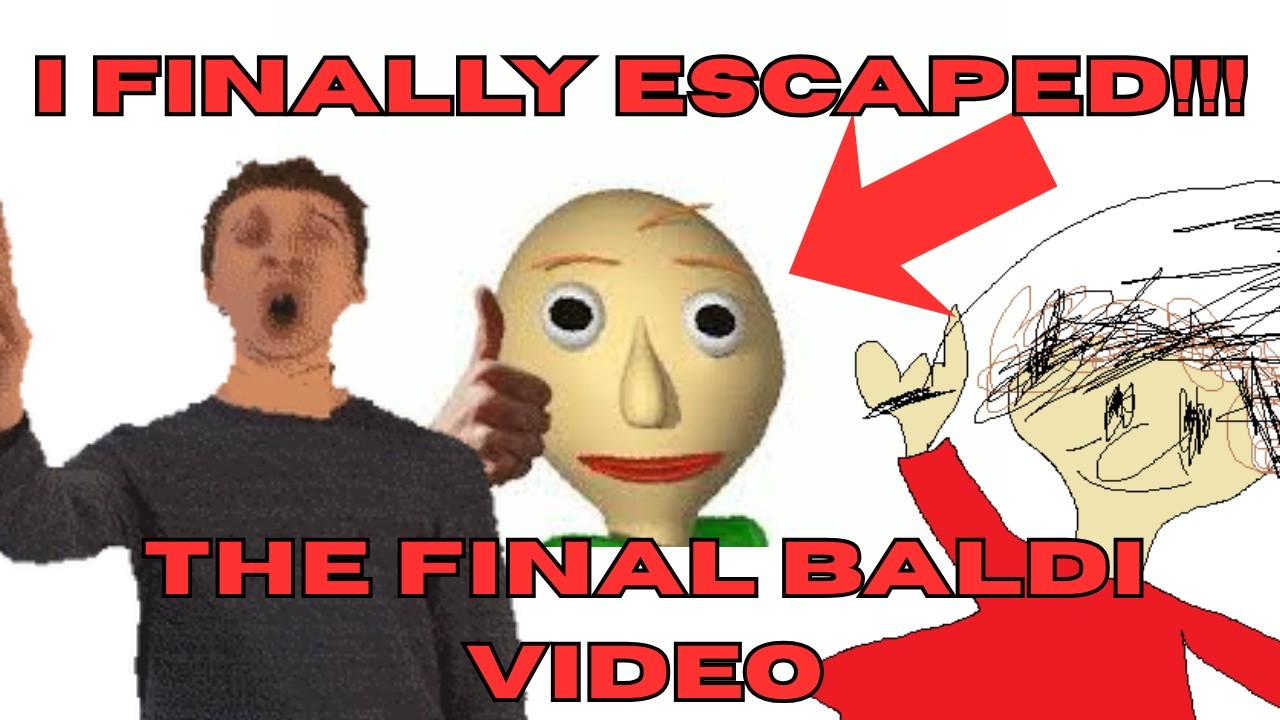 I FINALLY ESCAPED BALDI'S SCHOOL | Baldi's Basics Remastered FINALE