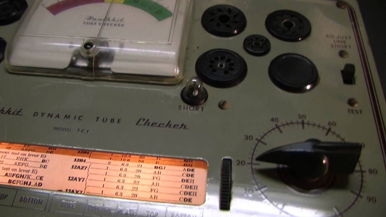 Heathkit Model TC-1 Tube Tester - How it Works!!