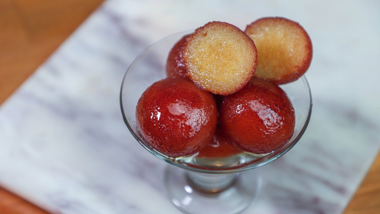 Gulab Jamun Recipe using Mawa/Khoya - Soft and Juicy Gulab Jamun
