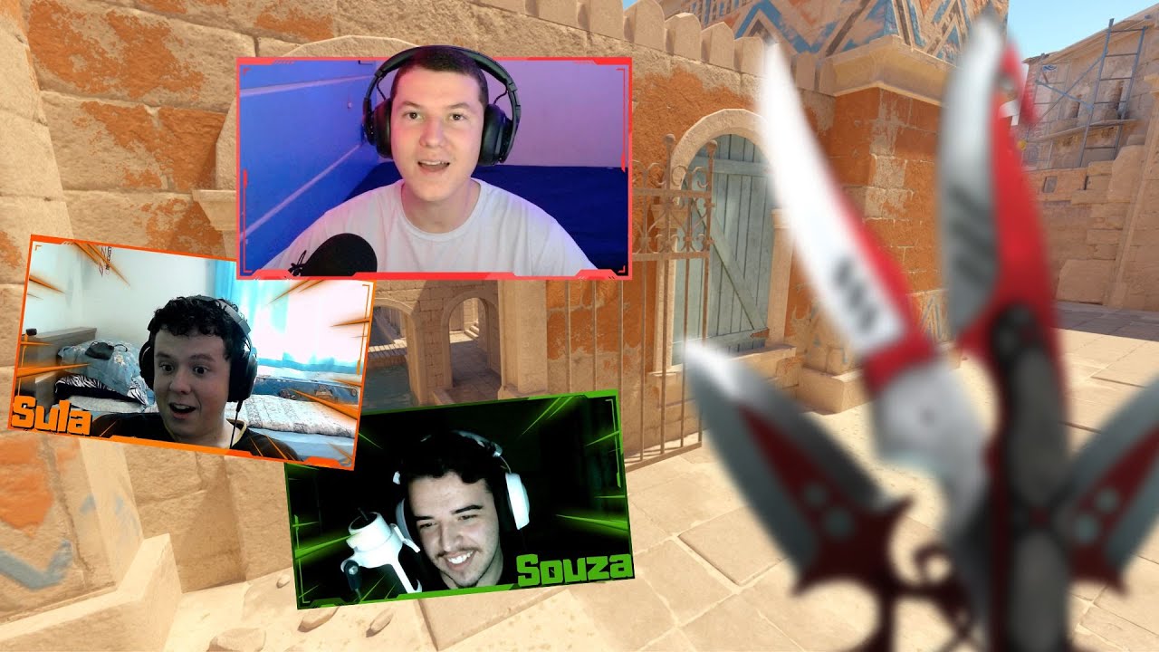 MINHA PRIMEIRA FACA NO CS2!! *Reação dos meus amigos*