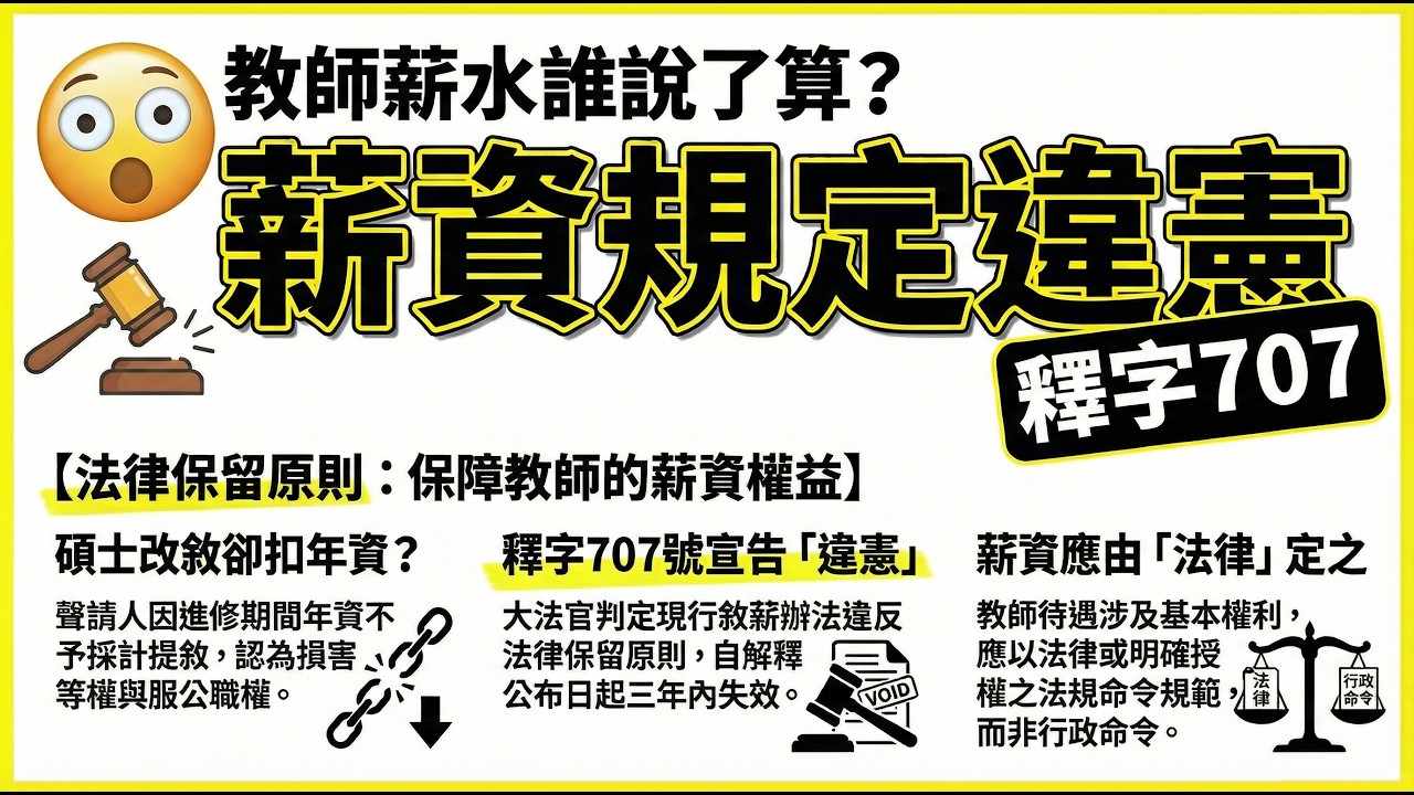 釋字第707號解釋重點講解