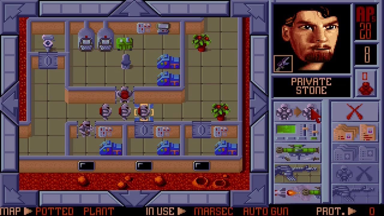 Laser Squad (DOS, 1992) - Mission 2: Moonbase Assault