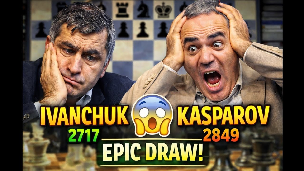 Legenda Dihentikan! Ivanchuk Tahan Serangan Mematikan Kasparov”