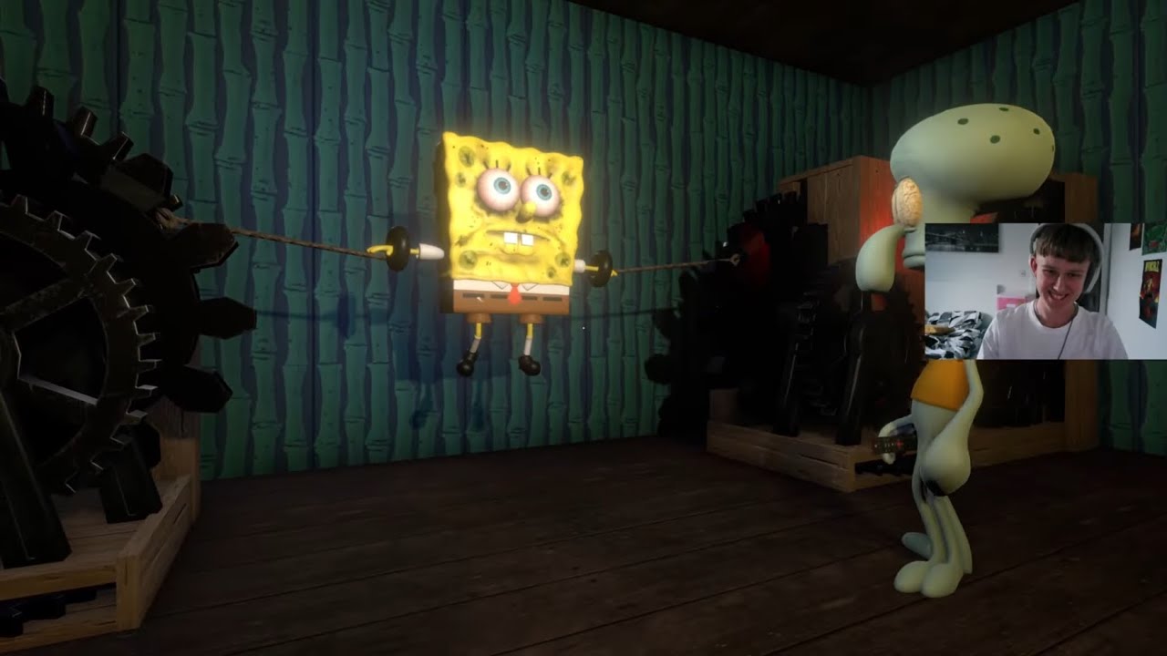 Horror Games But SQUIDWARD Goes INSANE