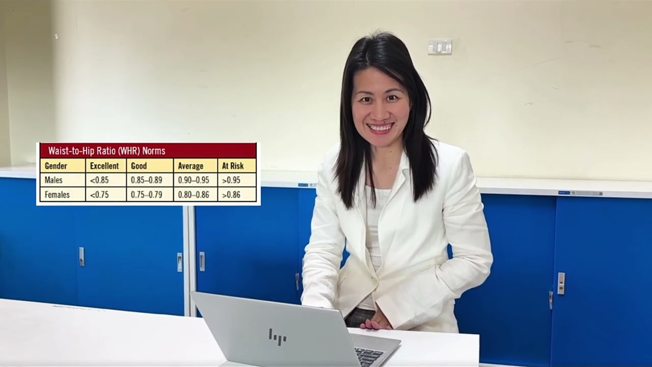 การวัดสัดส่วนเส้นรอบเอว 