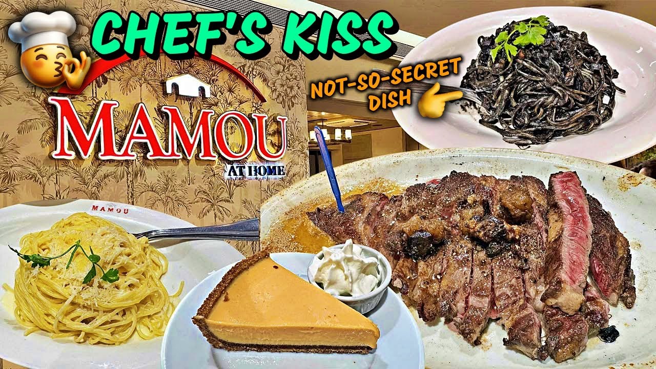 We ❤️ Mamou by Chef Malou Fores 🥩 steakhouse and home-style cooking resto 🍽️ Angus ribeye 🍝 pasta