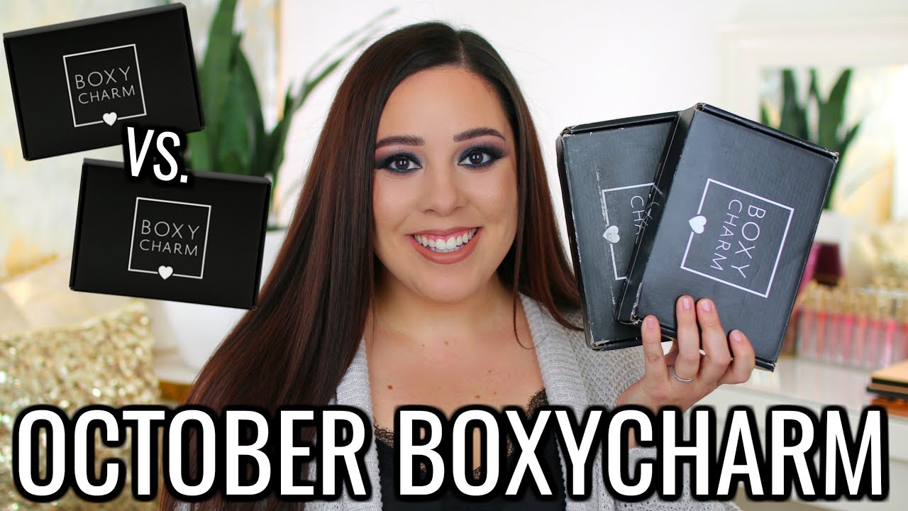 BOXYCHARM OCTOBER 2019! TWO DIFFERENT VARIATIONS