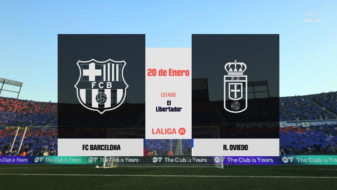 EA FC 26 PS5 FC Barcelona VS Real Oviedo