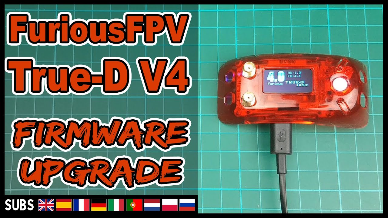 FuriousFPV True-D V4 - Firmware Upgrade