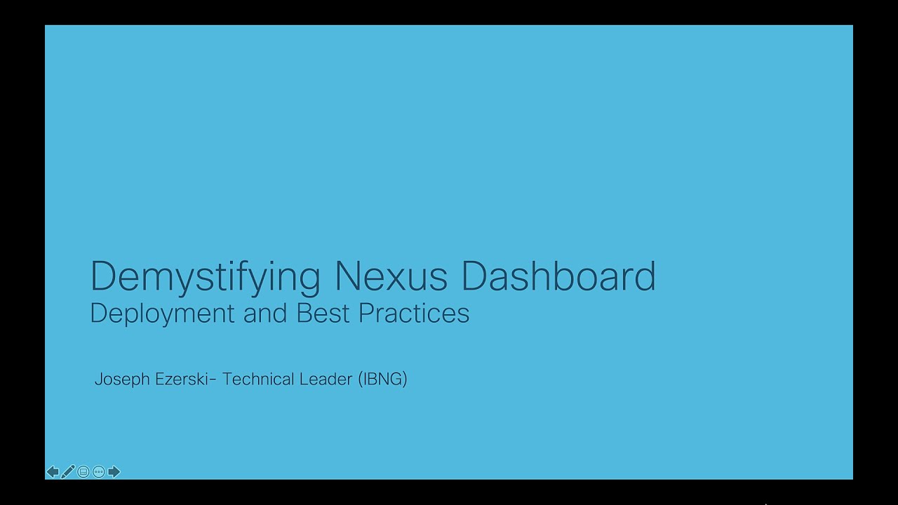 Demystifying Nexus Dashboard Deployments - Part 1