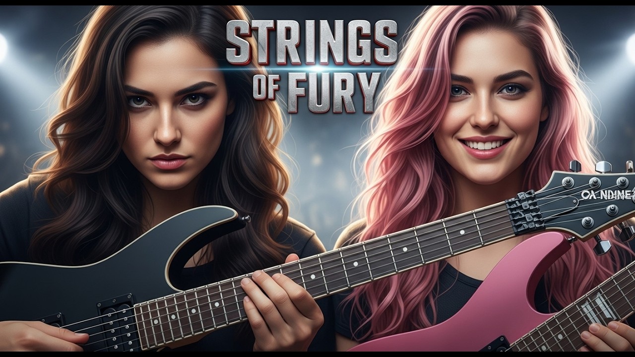 🔥 Strings of Fury | Epic Guitar Duel Rock Song (Female Vocals • Anime Battle Energy)