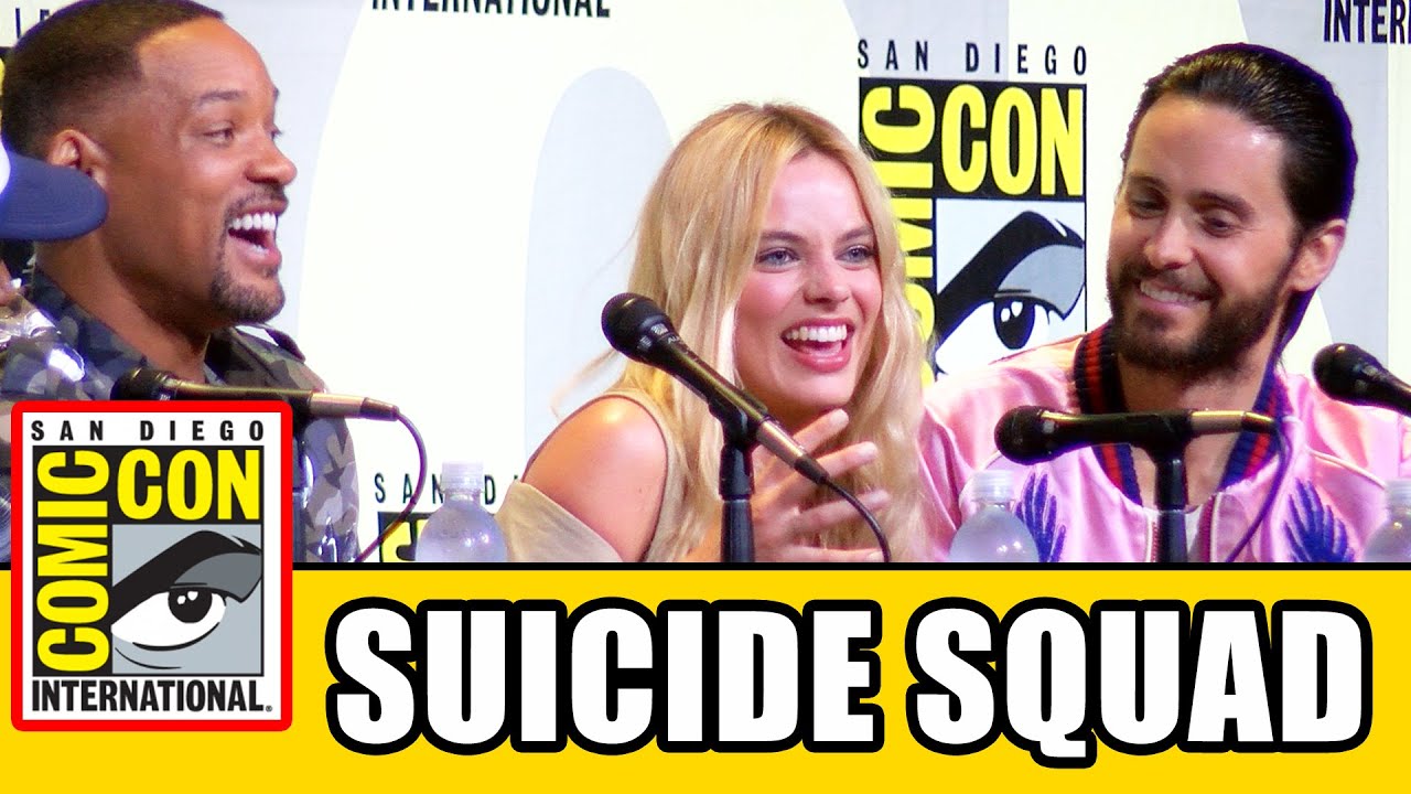 SUICIDE SQUAD Comic Con Panel - Margot Robbie, Will Smith, Jared Leto