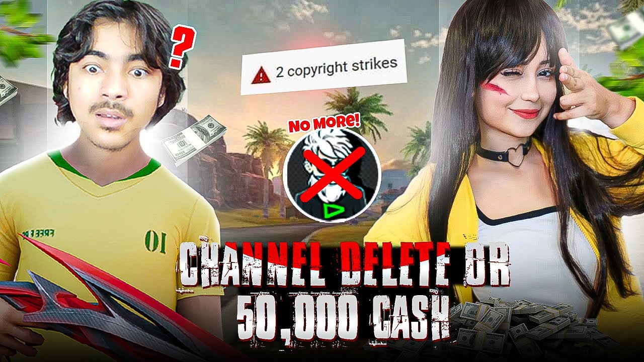 Last video on my channel ❓ Cute Girl Challenge me for Channel Delete or Win 50000 Cash😱