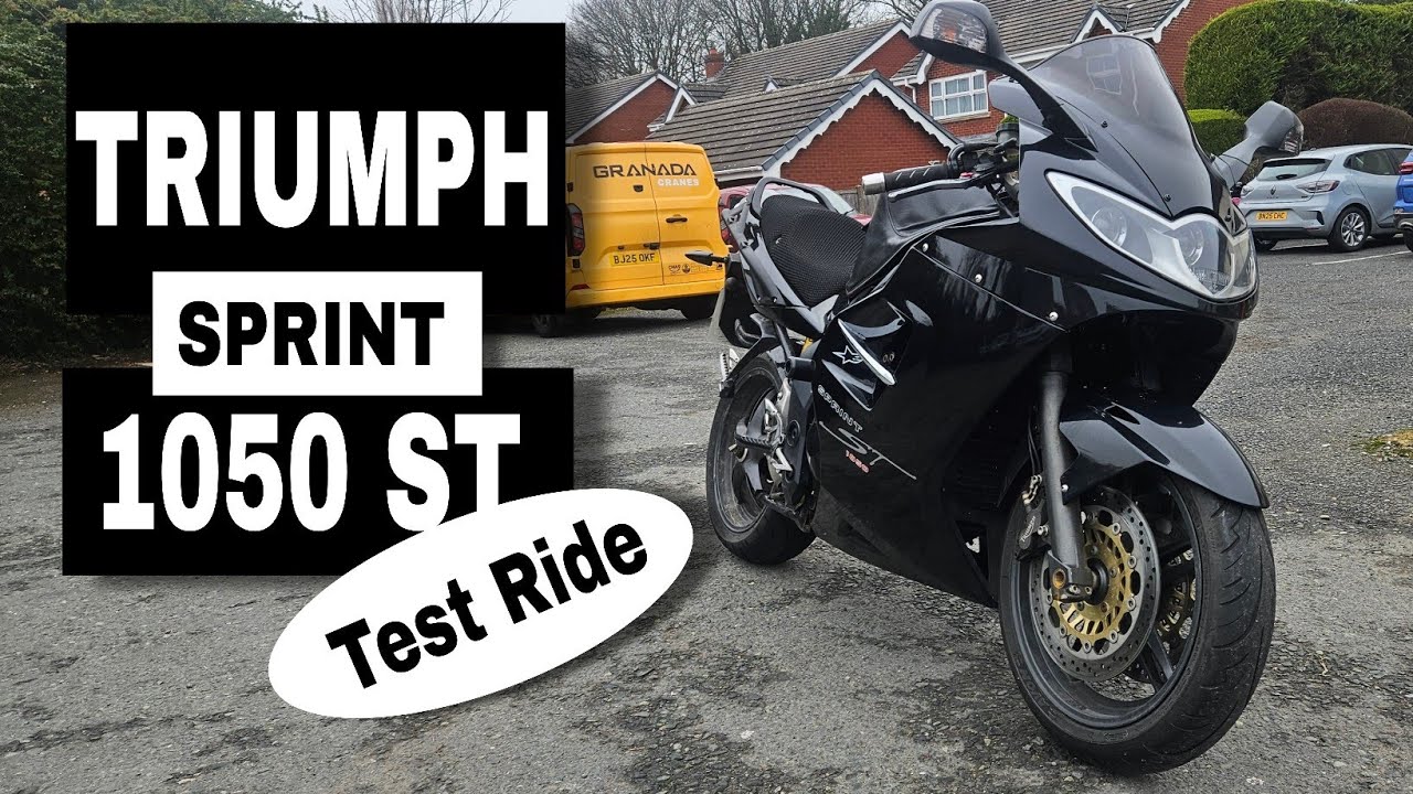 Тест-драйв Triumph Sprint 1050 ST &ndash; по-прежнему лучший спортивно-туристический мотоцикл? #pov #te...