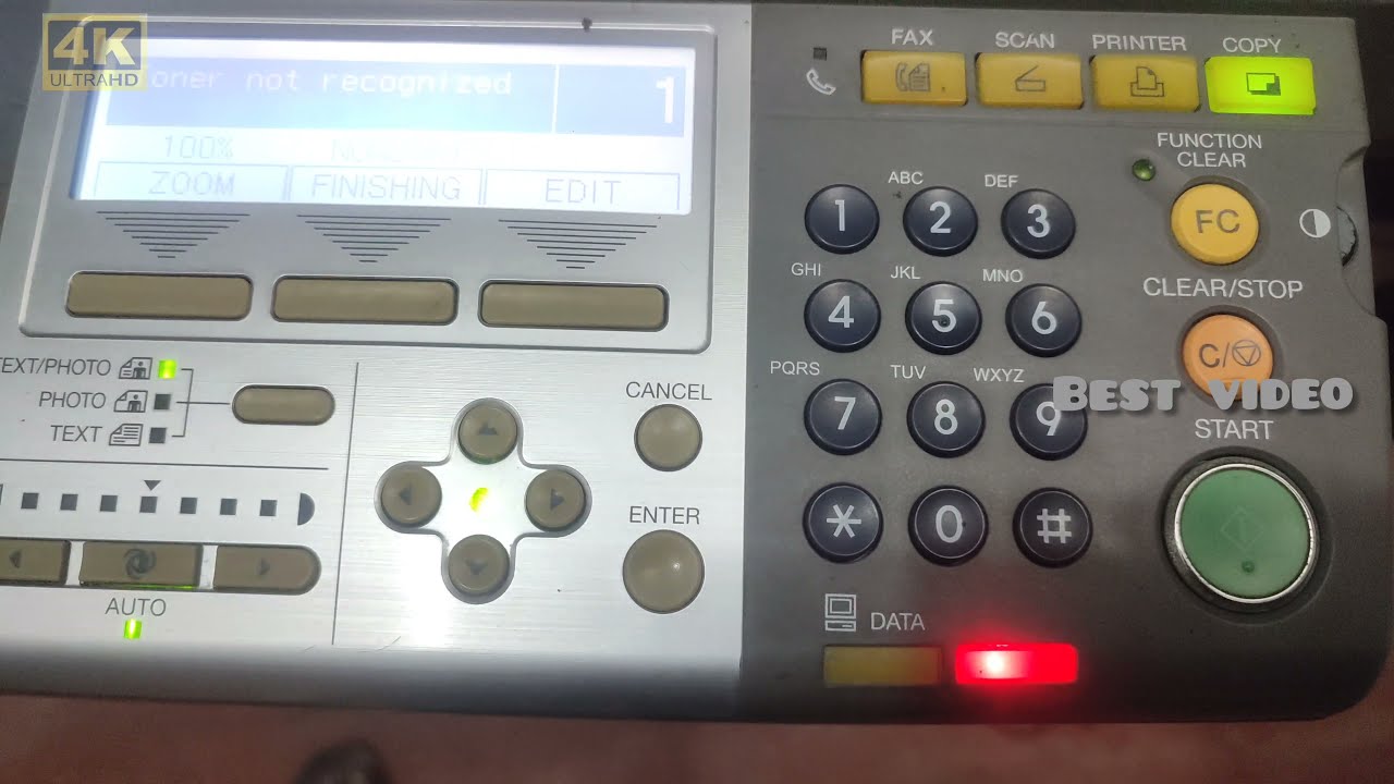 How to fix error Toshiba e studio 167 181,182,195,212,224,