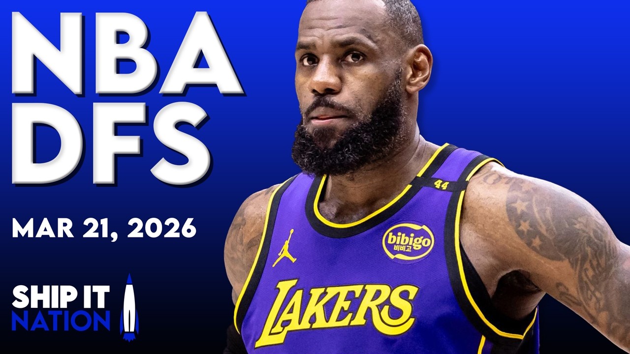 NBA DFS Process | DraftKings & FanDuel Picks, Plays & Slate Breakdown | Saturday, 03/21/26