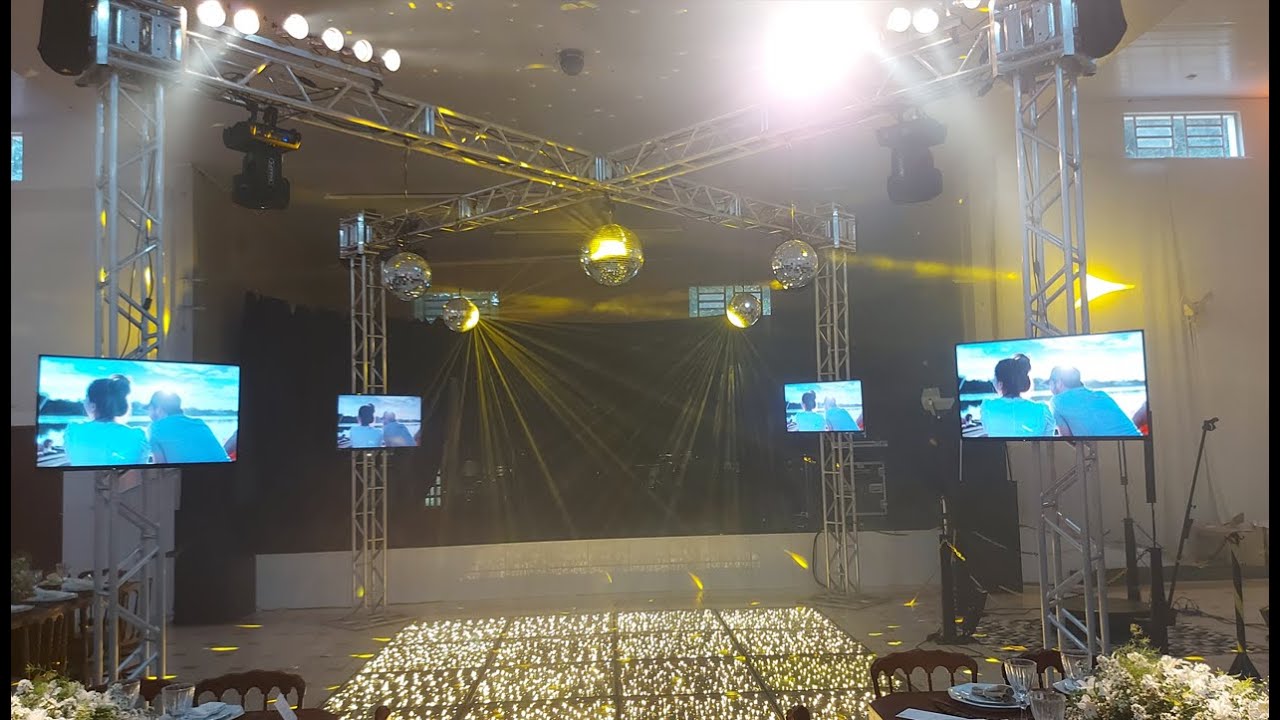 Vlog / Backstage - Montagem da Estrutura Som e Iluminação para Festa de Casamento com Banda!