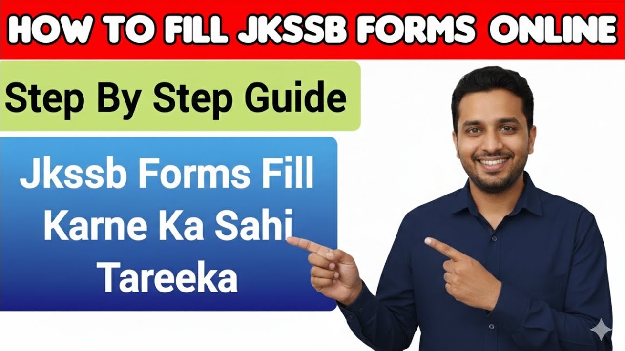 How to Fill Jkssb Forms online | Jkssb forms fill kyse Kare | Jkssb exams | Jkssb jobs |