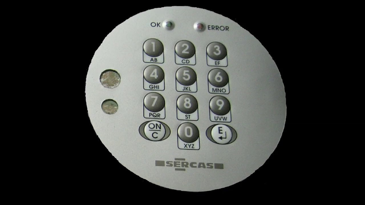 JUWEL SERCAS инструкция. Как открыть Juwel. Как поменять код на электронном замке Sercas.