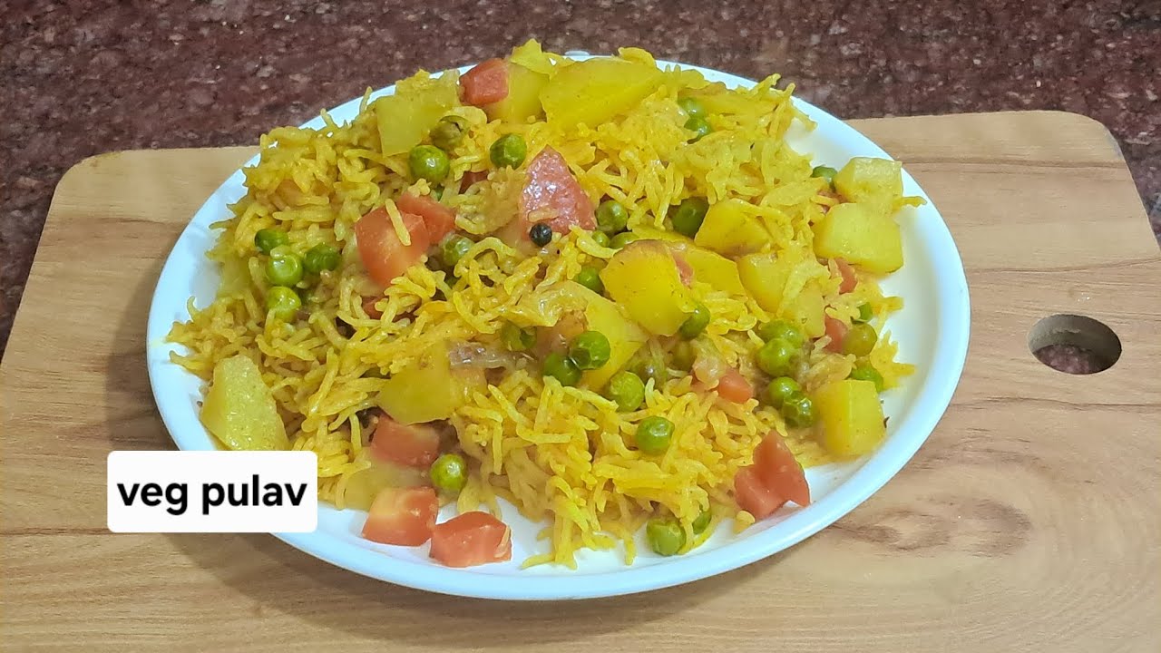 15 Minute Mein Tasty Veg Pulao | Quick & Easy Recipe/khile khile veg pulao