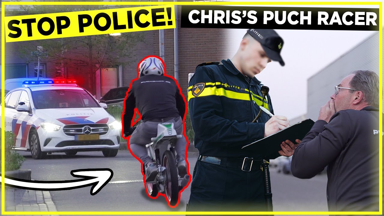 Polizei hat mich angehalten! Mein Puch Rennmoped nach 7 Jahren starten