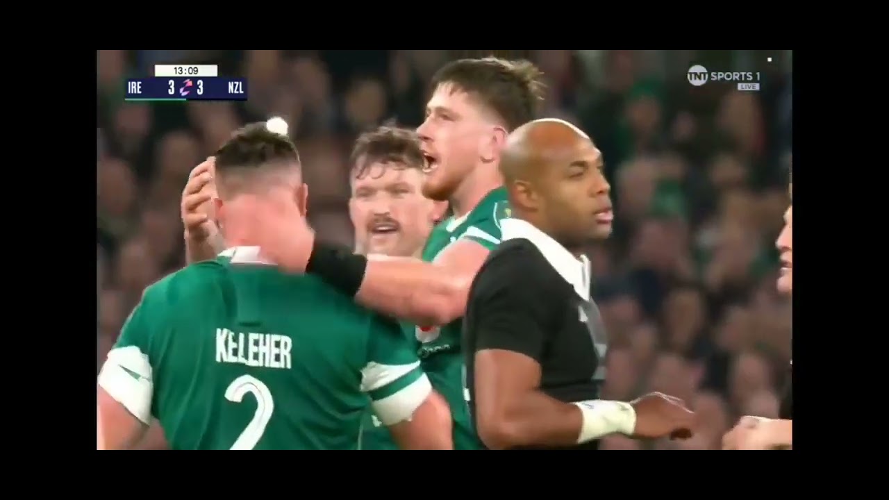 Scott Barrett vs Joe McCarthy RUGBY FIGHT