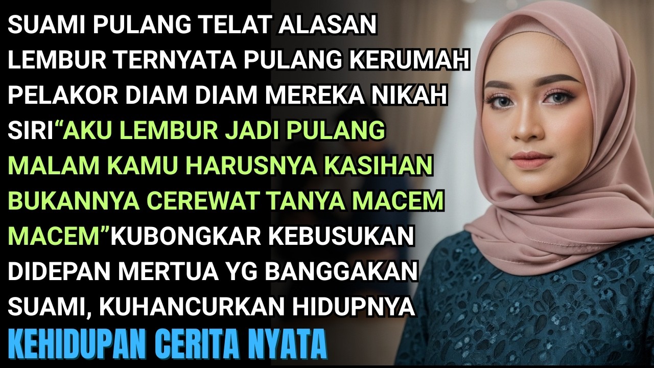 SUAMI PULANG TELAT ALASAN LEMBUR TENYATA PULANG KERUMAH GUNDIK-KUBONGKAR DIDEPAN MERTUA, KUHANCURKAN