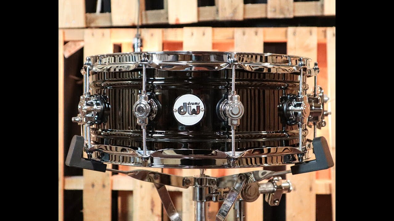 DW 5.5x14 Design Black Nickel over Brass Snare Drum