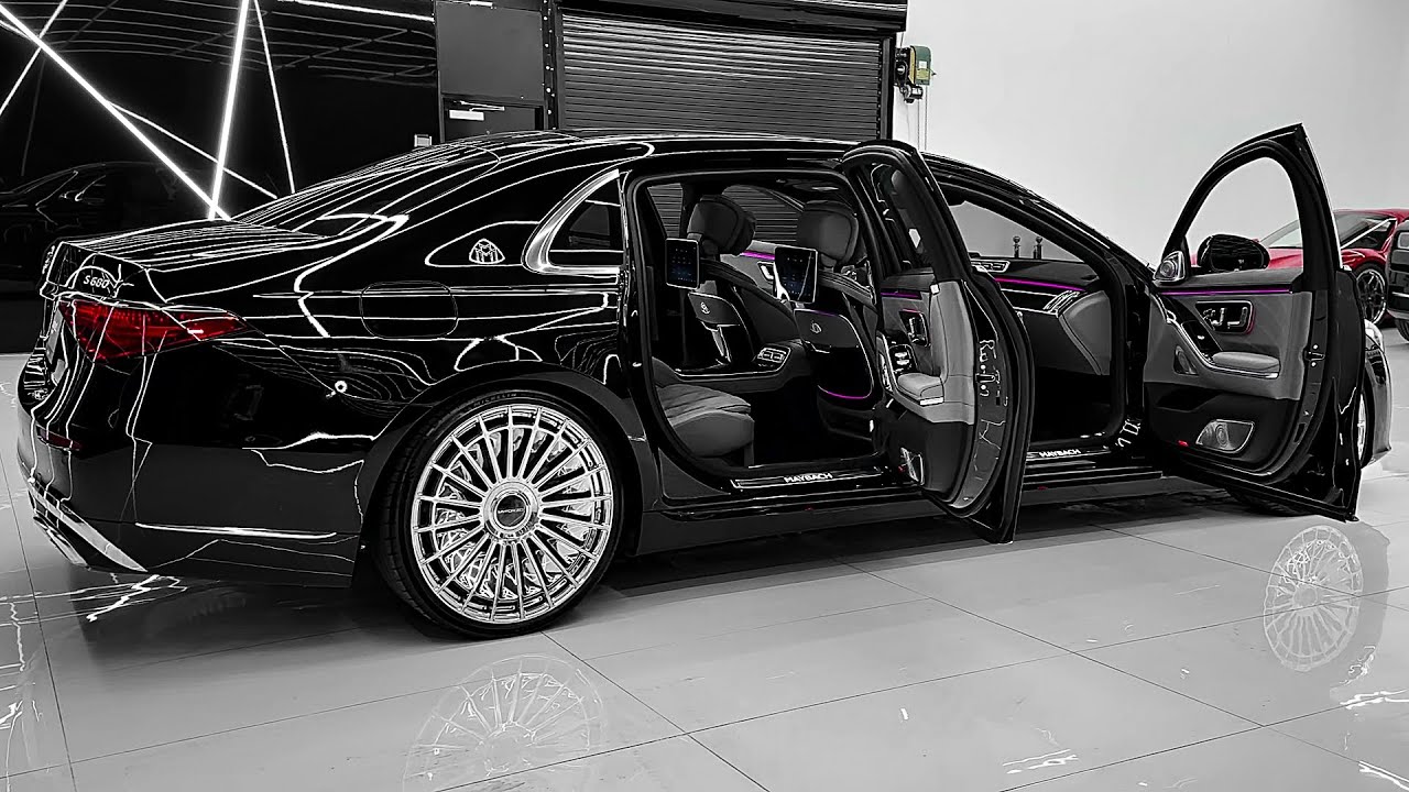 Mercedes Maybach S680 2025 года — невероятный роскошный королевский седан!