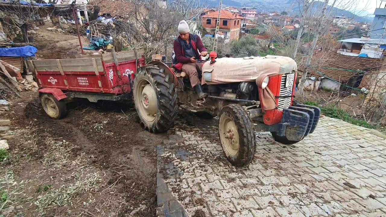 YAN FRENE BASTI YİNE &Ccedil;IKMIYOR - TAFE 45 4X4 HABERSİZ ASILDI GİTTİ