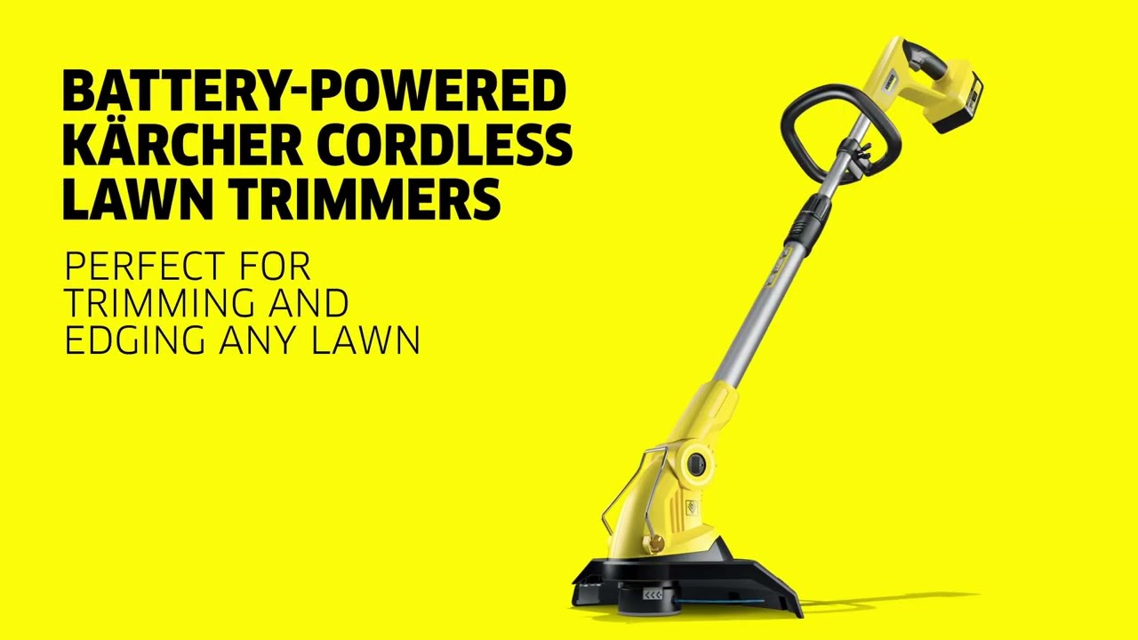 Battery-Powered K&auml;rcher Cordless Lawn Trimmers - Garden Tools & Equipments | K&auml;rcher UK