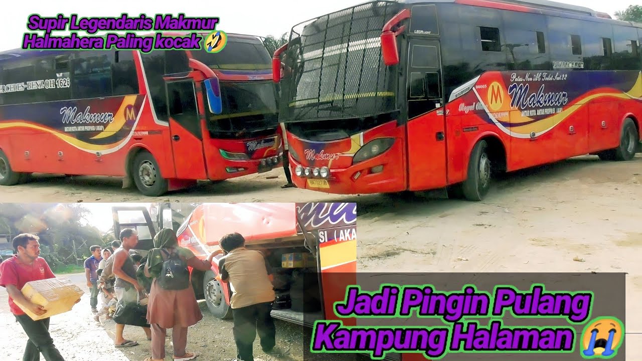 Supir Bus sumatera Makmur Halmahera paling kocak Asik / Review perjalanan Segati simpang koran Medan
